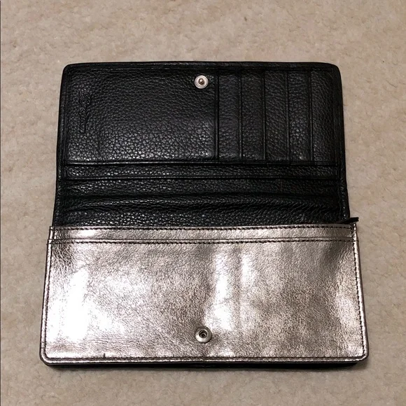 Brighton Black and White Casablanca Wallet - Picture 2 of 5